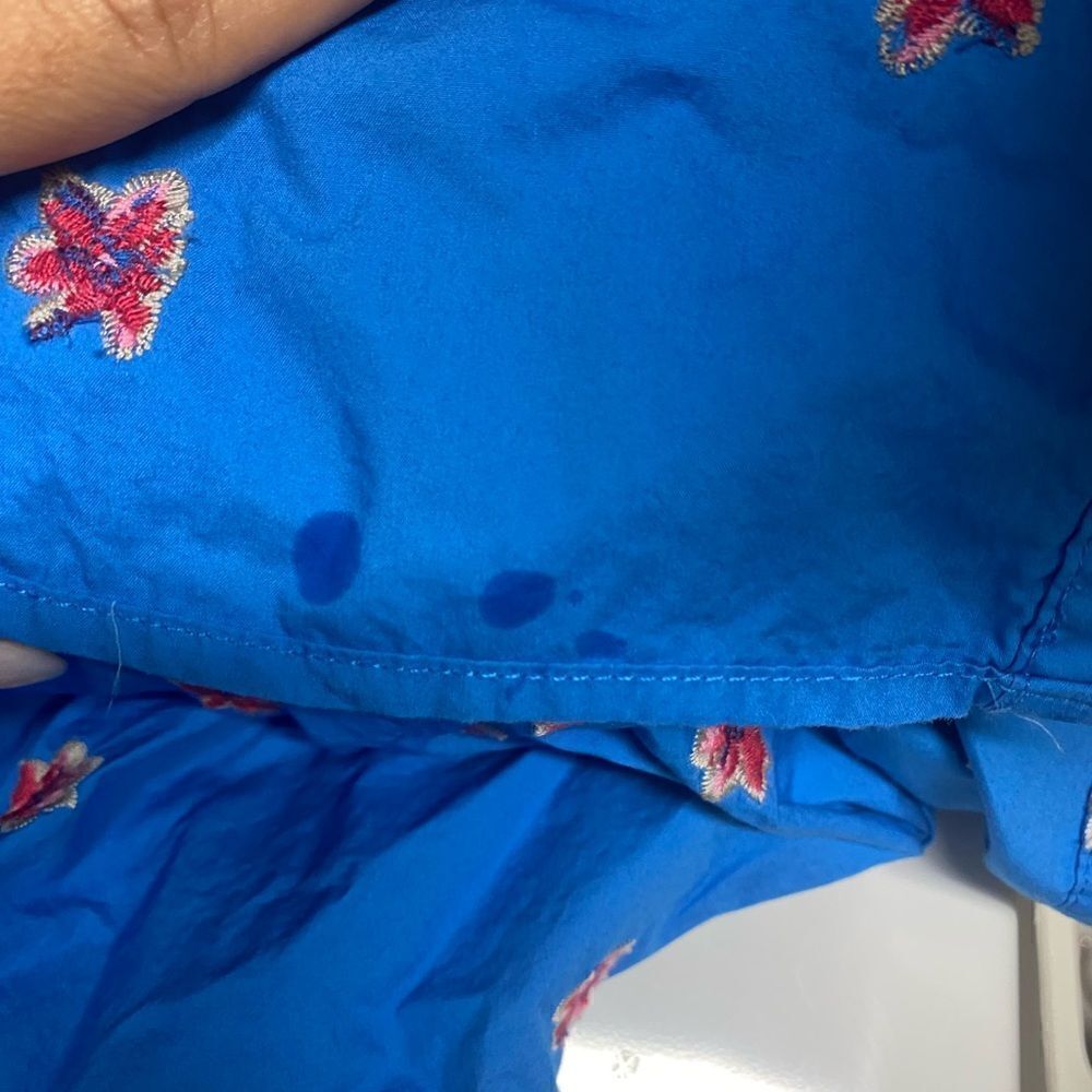 ZARA Embroidered Floral MIDI Dress size XS Blogger Fave - Picture 7 of 9